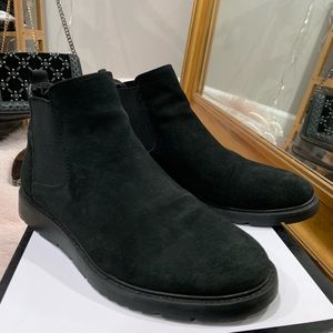 Black Suede Booties